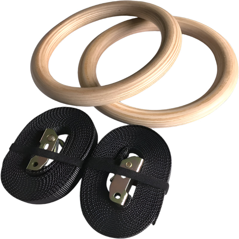 Birch Wood Gymnastic Rings Gymnastics Rings