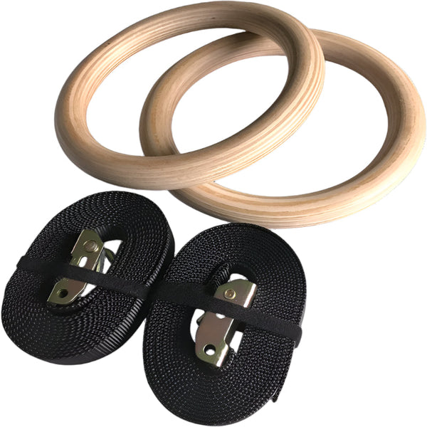Birch Wood Gymnastic Rings Gymnastics Rings