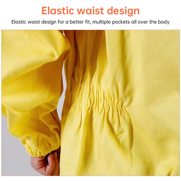 A Set Of Children's Beekeeper Suits (Breathable Type) Beekeeping Equipment And Gloves. Beekeeping Suits
