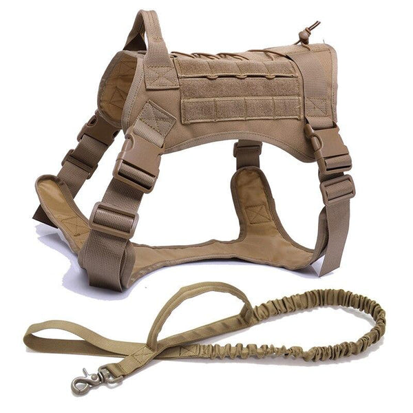 Tactical Dog Harness Vest With Handle Leash Harnesses