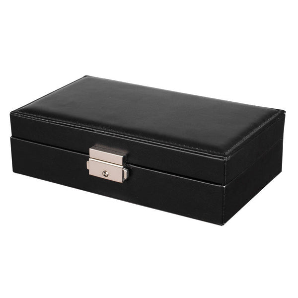 Veile Studios Faux Leather Locking Single Layer Jewellery Storage Box Jewellery Boxes