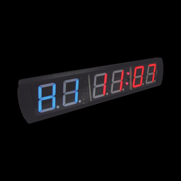 6 Digit Digital Timer Interval Fitness Clock Stopwatches