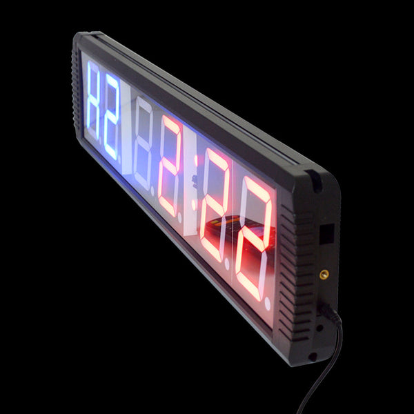 6 Digit Digital Timer Interval Fitness Clock Stopwatches