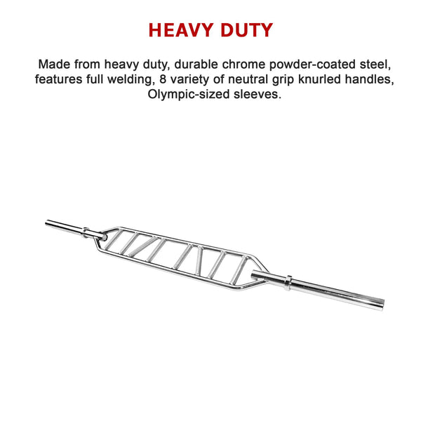 Olympic Swiss Bar Specialty Barbell Barbells & Attachments