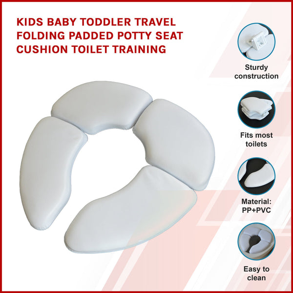 Kids Little One Travel Folding Padded Potty Seat Cushion Toilet Training Baby Bathing & Grooming