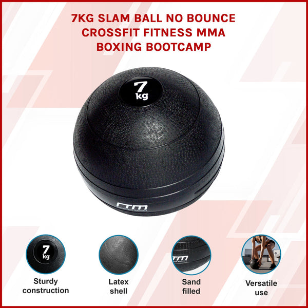 7Kg Slam Ball No Bounce Crossfit Fitness Mma Boxing Bootcamp Slam Balls