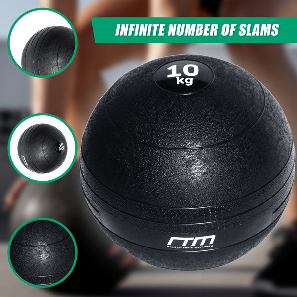 10Kg Slam Ball No Bounce Crossfit Fitness Mma Boxing Bootcamp Slam Balls