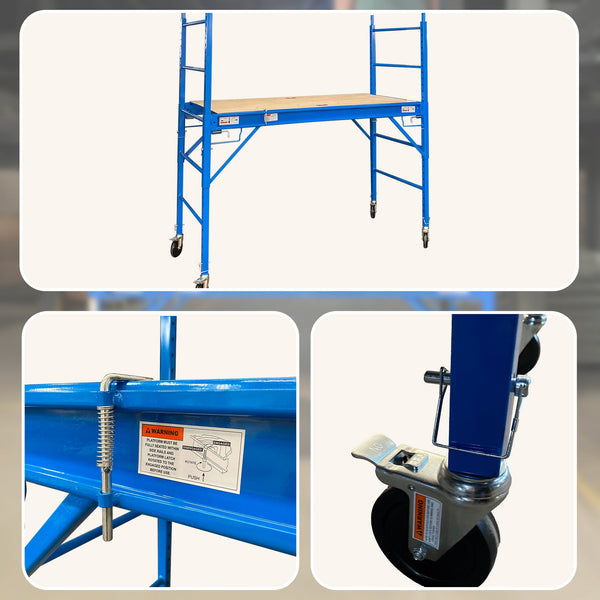 Safety Ladder 450Kg Blue Scaffolding