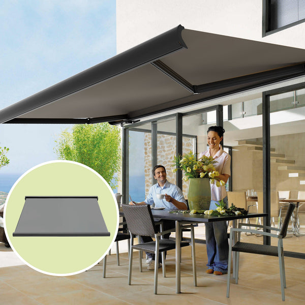 Heavy Duty Full Cassette Motorised Awning 4.0M X 3.0M Awning & Canopy Parts