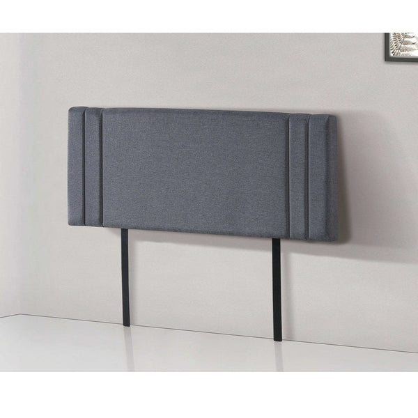 Linen Fabric Double Bed Deluxe Headboard Bedhead Grey Double Bed Frames