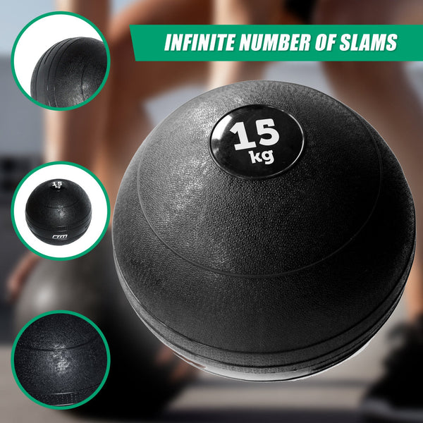 15Kg Slam Ball No Bounce Crossfit Fitness Mma Boxing Bootcamp Slam Balls