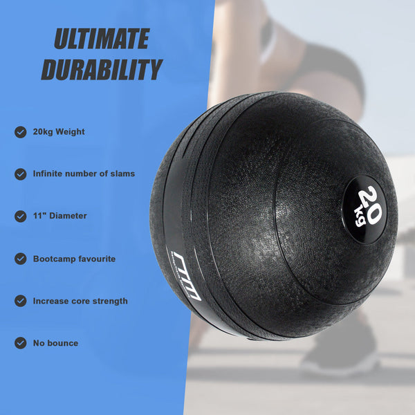 20Kg Slam Ball No Bounce Crossfit Fitness Mma Boxing Bootcamp Slam Balls