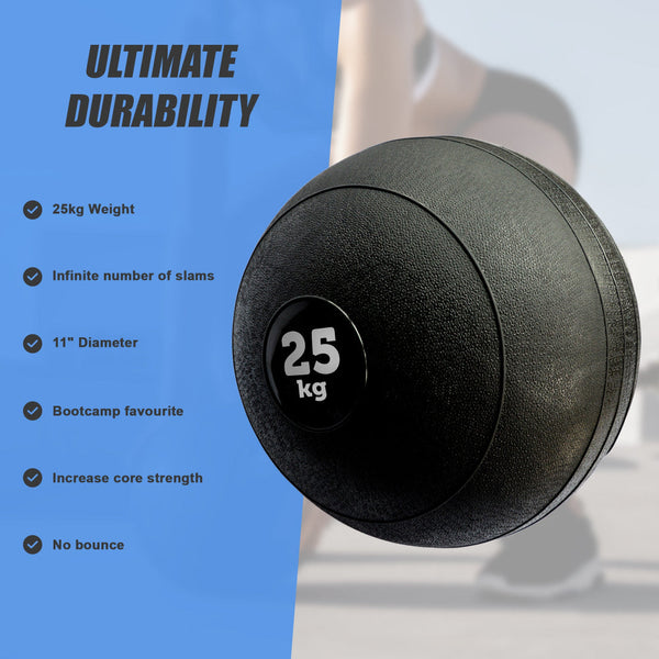 25Kg Slam Ball No Bounce Crossfit Fitness Mma Boxing Bootcamp Slam Balls