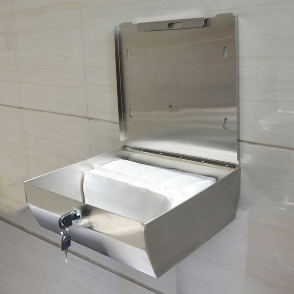 304 Stainless Steel Hand Paper Towel Dispenser Holder Toilet Heavy Duty Paper Towel Holders