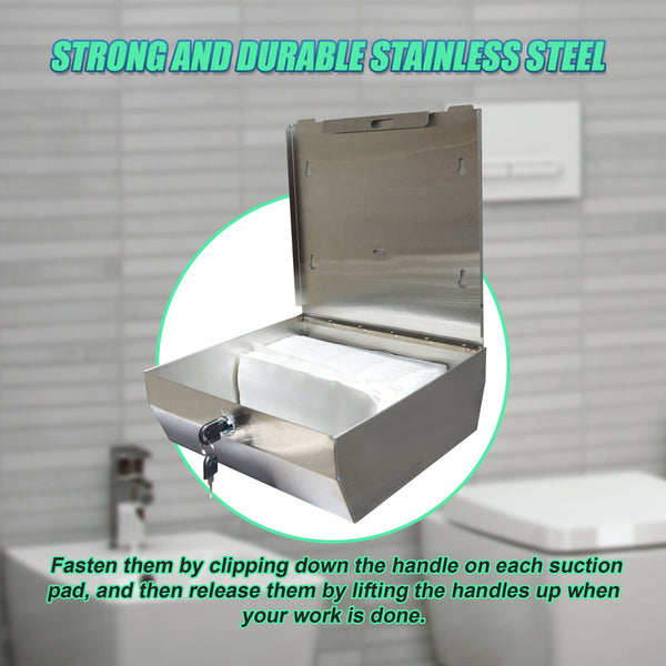 304 Stainless Steel Hand Paper Towel Dispenser Holder Toilet Heavy Duty Paper Towel Holders