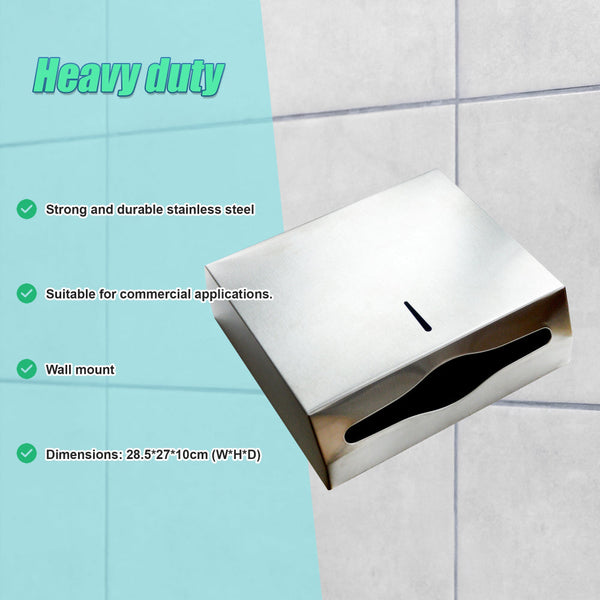 304 Stainless Steel Hand Paper Towel Dispenser Holder Toilet Heavy Duty Paper Towel Holders