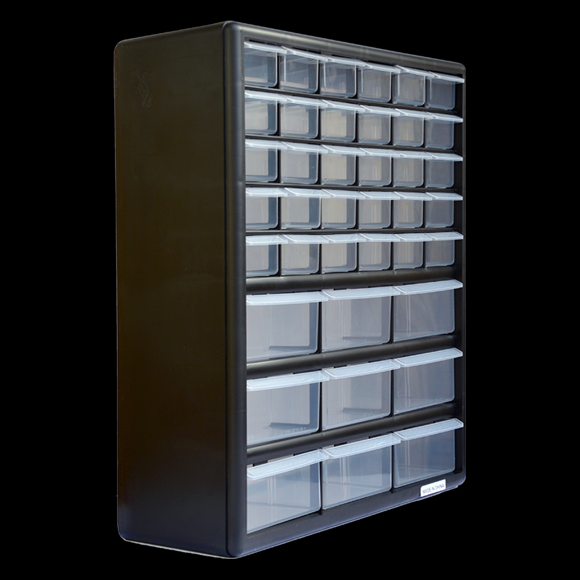 Storage Cabinet Drawers 39 Plastic Tool Box Containers Organiser Cupboard Cabinets & Cupboards
