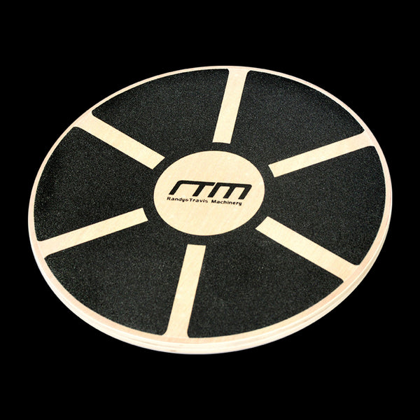 Heavy Duty 15.5" Wooden Balance Board With Non Slip Pad Fitness Balance Trainers