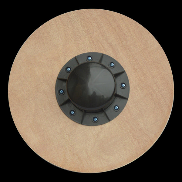 Heavy Duty 15.5" Wooden Balance Board With Non Slip Pad Fitness Balance Trainers