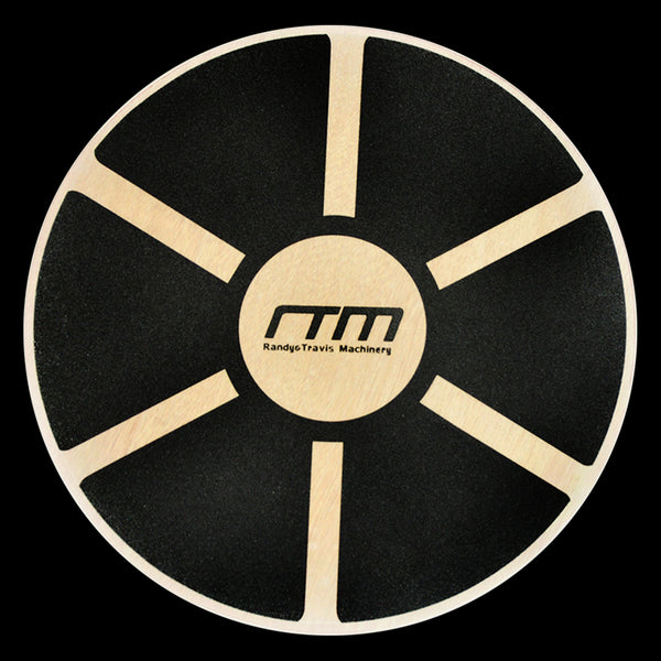 Heavy Duty 15.5" Wooden Balance Board With Non Slip Pad Fitness Balance Trainers