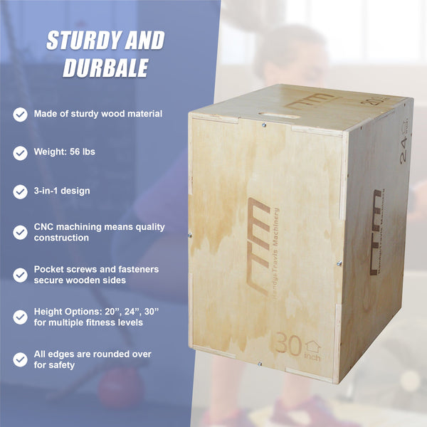 3 In 1 Wood Plyo Games Plyometric Jump Box Plyometric Jump Boxes