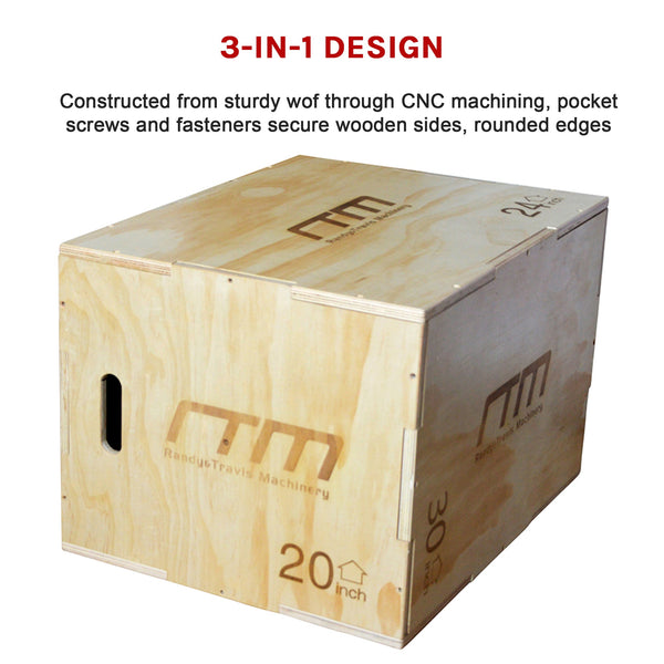 3 In 1 Wood Plyo Games Plyometric Jump Box Plyometric Jump Boxes