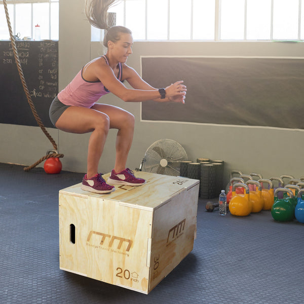 3 In 1 Wood Plyo Games Plyometric Jump Box Plyometric Jump Boxes
