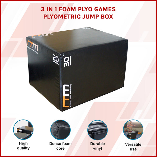 3 In 1 Foam Plyo Games Plyometric Jump Box Plyometric Jump Boxes