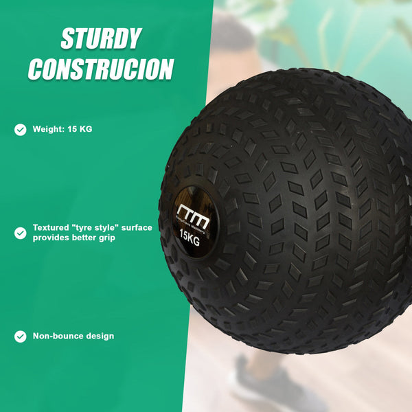 15Kg Tyre Thread Slam Ball Dead Medicine For Gym Fitness Slam Balls