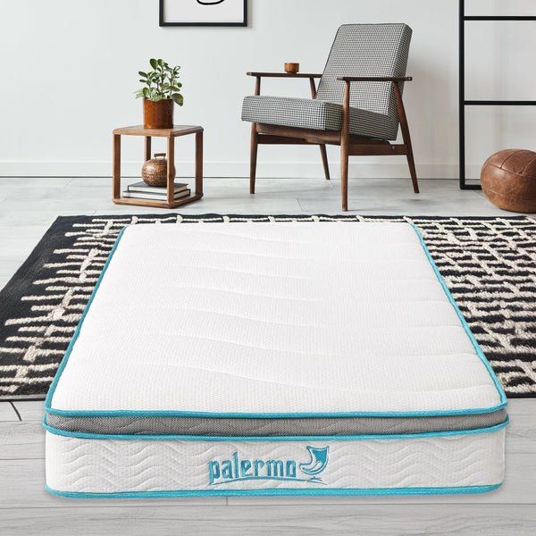 Palermo King Single 20Cm Memory Foam And Innerspring Hybrid Mattress Mattresses
