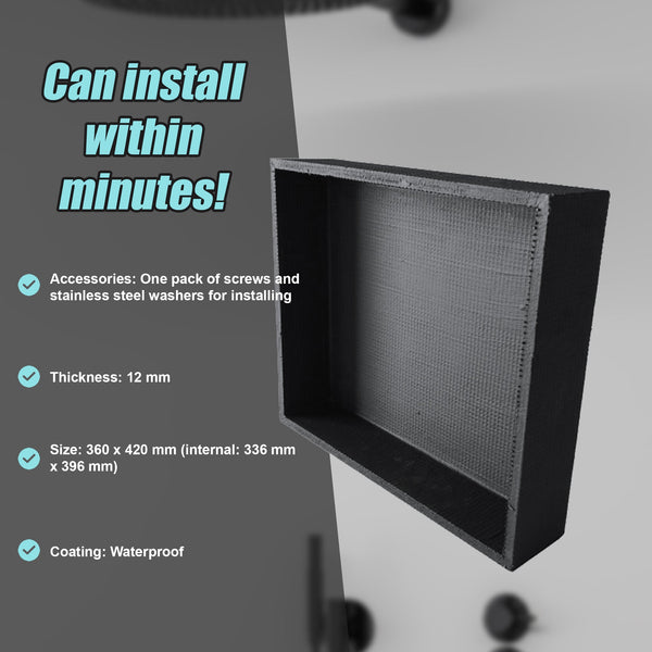 Shower Niche 360 X 420 92Mm Prefabricated Wall Bathroom Renovation Other Flooring & Tiles