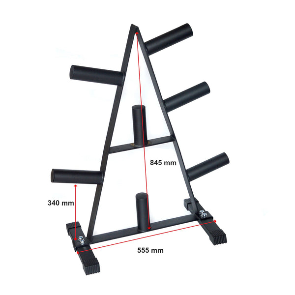 Randy & Travis Machinery Olympic Weight Plate Storage Rack 250Kg Capacity Weight Plates
