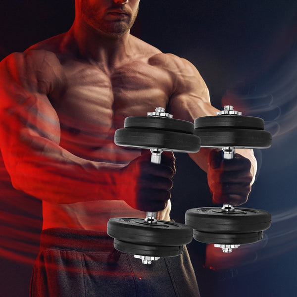 20Kg Dumbbell Adjustable Weight Set Dumbbells