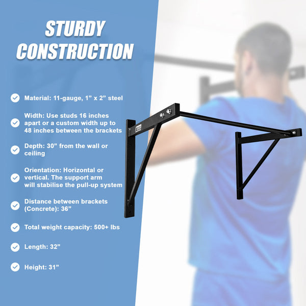 Wall Mounted Pull Up Bar Pull Up Bars