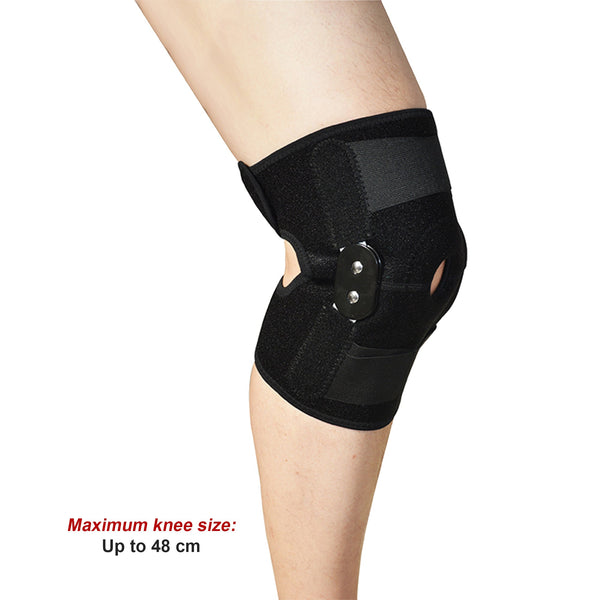 Hinged Full Knee Support Brace Protection Arthritis Injury Sports Orthotics Braces & Sleeves