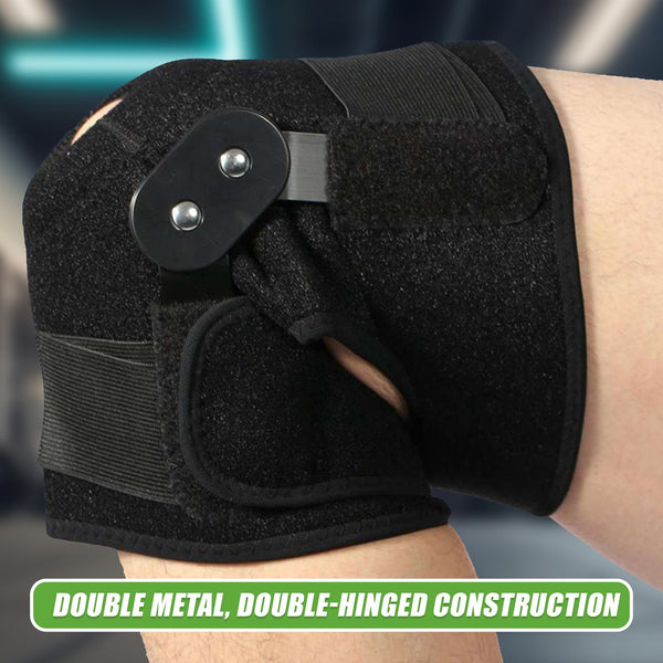 Hinged Full Knee Support Brace Protection Arthritis Injury Sports Orthotics Braces & Sleeves