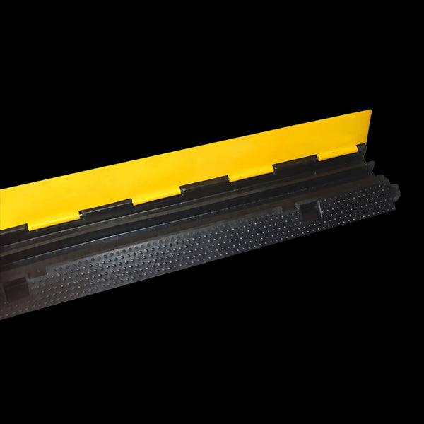 3Pcs 2 Cable Rubber Electrical Wire Cover Heavy Duty Protector Dual Channel Electrical Wires & Cables