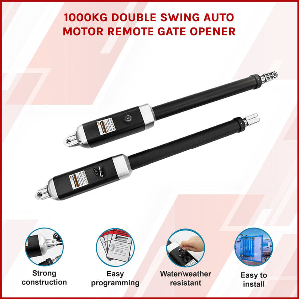 1000Kg Double Swing Auto Motor Remote Gate Opener Gate Openers