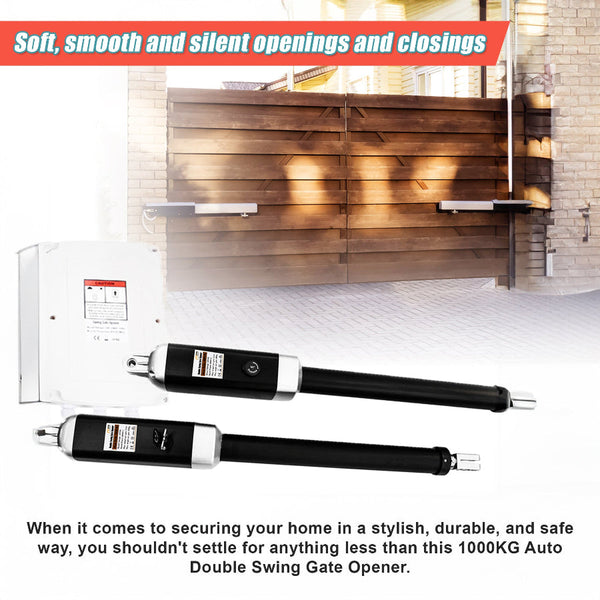 1000Kg Double Swing Auto Motor Remote Gate Opener Gate Openers