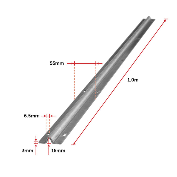 Sliding Gate Hardware Accessories Kit 4M Track Sliding Door Hardware