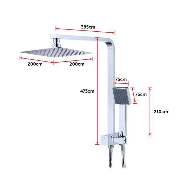 Della Francesca 2 In 1 Massage Hand Shower & Head Tap Bathroom Mixer Placeholder