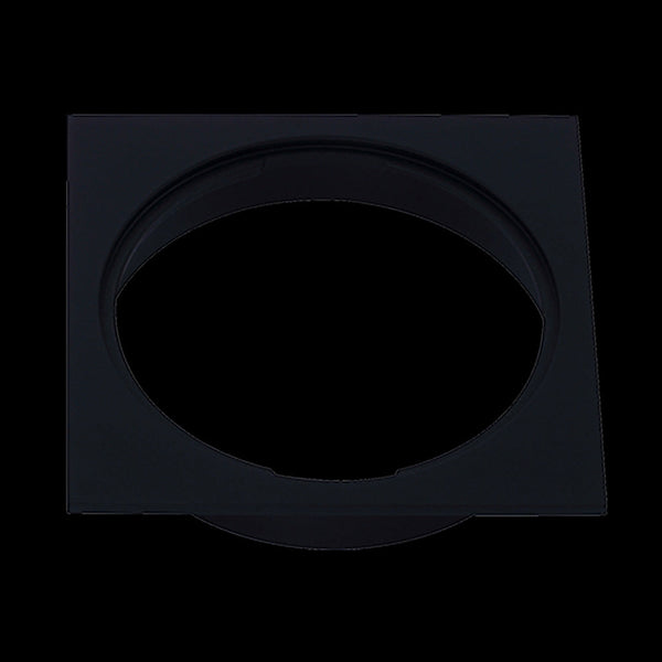 Square Black Floor Grate Drain 110 Mm Full Brass Construction Drain Grates