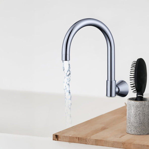 High Reach Swivel Wall Kitchen Laundry Bath Basin Spout Kitchen Taps