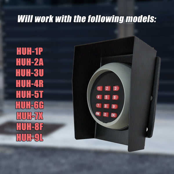 Wireless Keypad Entry For Swing And Sliding Gate With Metal Casing Garage Door Remotes