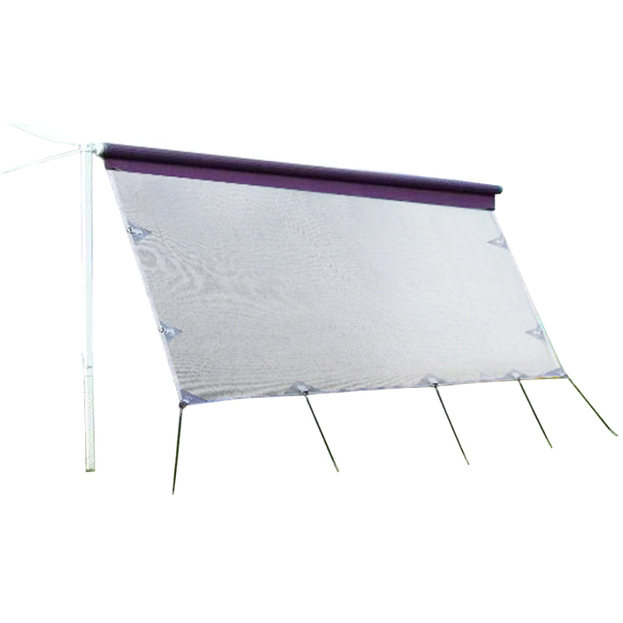 3.4M Privacy Screen Side Sunscreen Shade For 12' Roll Out Awning Awnings