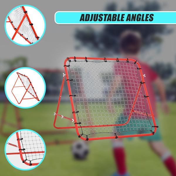 Soccer Rebound Net Sports Trainer Rebounder Football Game Practice Training Goal Soccer Goals