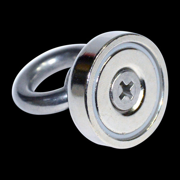 12Kg Salvage Strong Mag Net N52 Neodymium Eyebolt Circular Ring Lifting Magnets