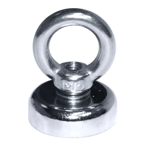 12Kg Salvage Strong Mag Net N52 Neodymium Eyebolt Circular Ring Lifting Magnets