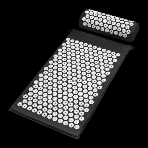 Massage Acupressure Yoga Mat With Pillow Sit Mats Cut Pain Stress Soreness Exercise Mats