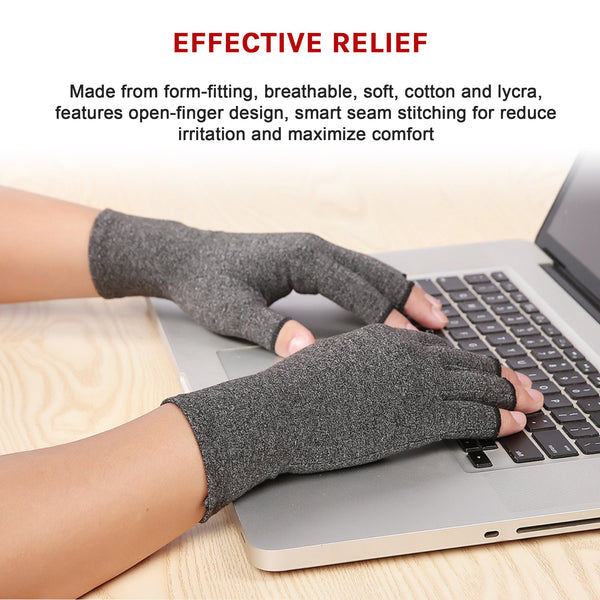 Arthritis Gloves Compression Joint Finger Hand Wrist Support Brace Medium Orthotics Braces & Sleeves